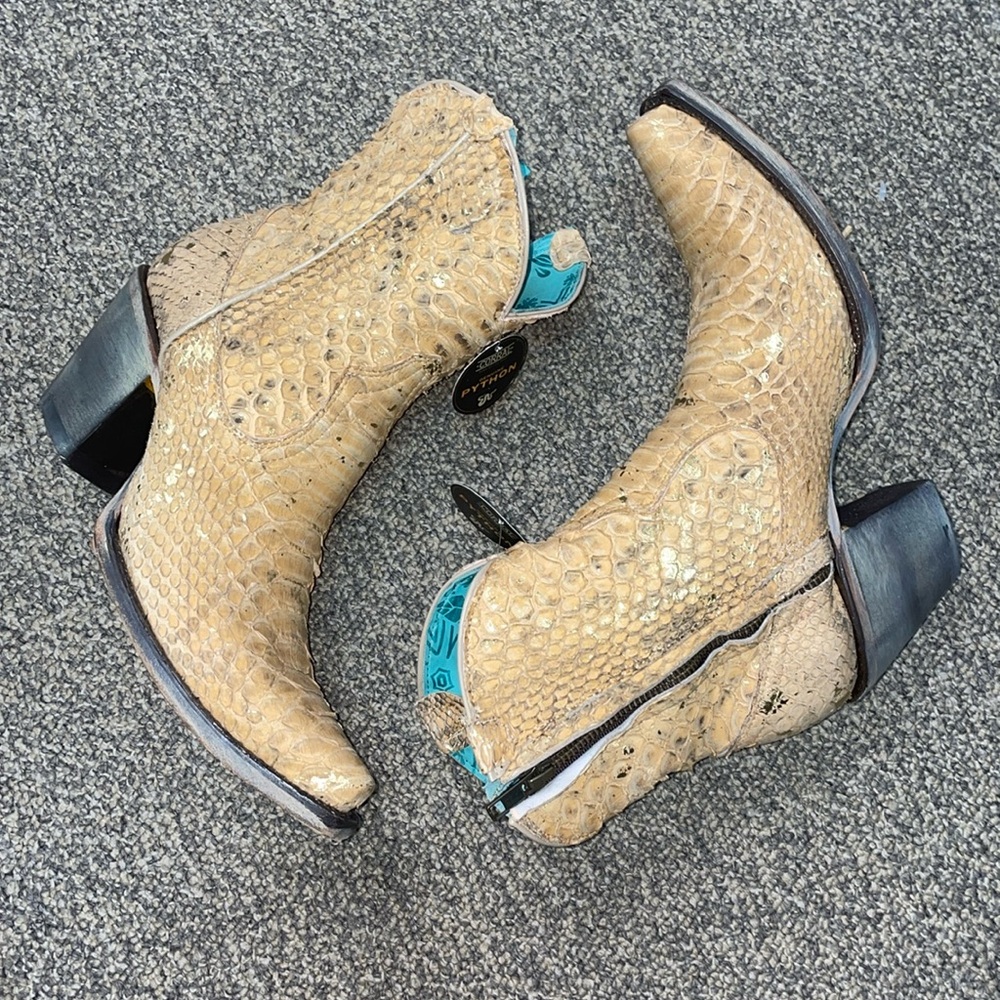 Snake Skin Corral Cowgirl Boots